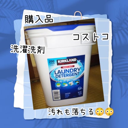 カークランド シグネチャー 粉末洗濯洗剤 12.7kg/Kirkland Signature(カークランドシグニチャー)/洗濯洗剤を使ったクチコミ(1枚目)
