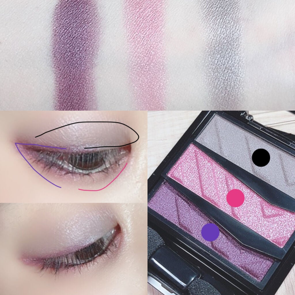 パーツリサイズシャドウ/KATE/アイシャドウパレットを使ったクチコミ(3枚目)