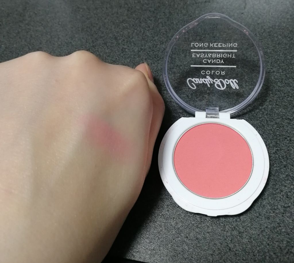 キャンディパウダーチーク アプリコットコーラル/CandyDoll/パウダーチークを使ったクチコミ（3枚目）