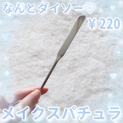 メイクスパチュラ(専用ケース付)/DAISO/その他化粧小物を使ったクチコミ(1枚目)