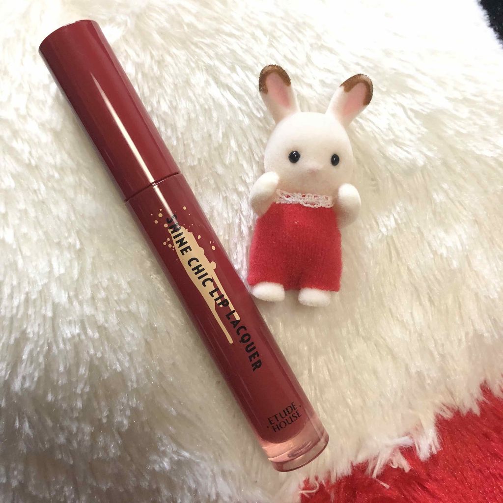 シャインシックリップラッカー/ETUDE/リップグロスを使ったクチコミ(1枚目)