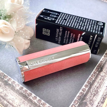 ルージュ・ジバンシイ・シアー・ベルベット/GIVENCHY/口紅を使ったクチコミ(7枚目)