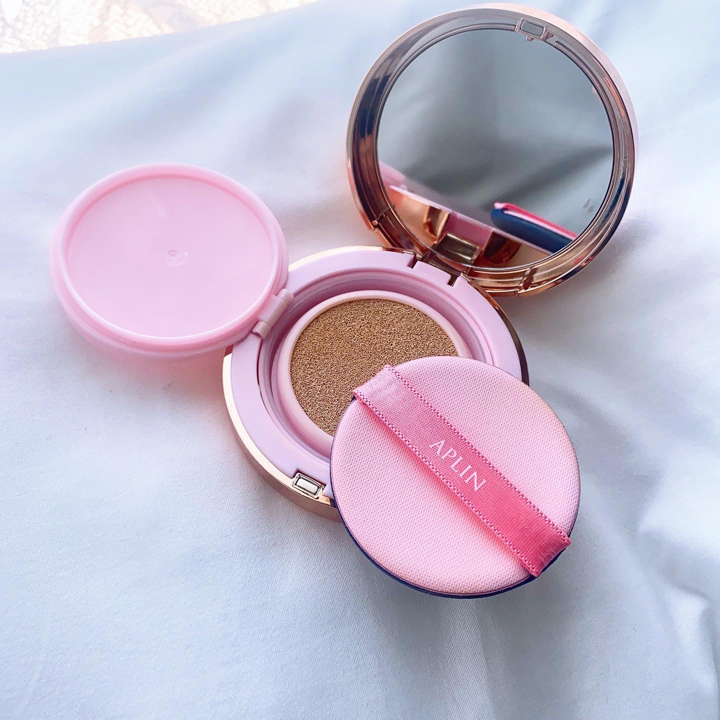 ピンクティーツリーカバークッション/APLIN/クッションファンデーションを使ったクチコミ（3枚目）