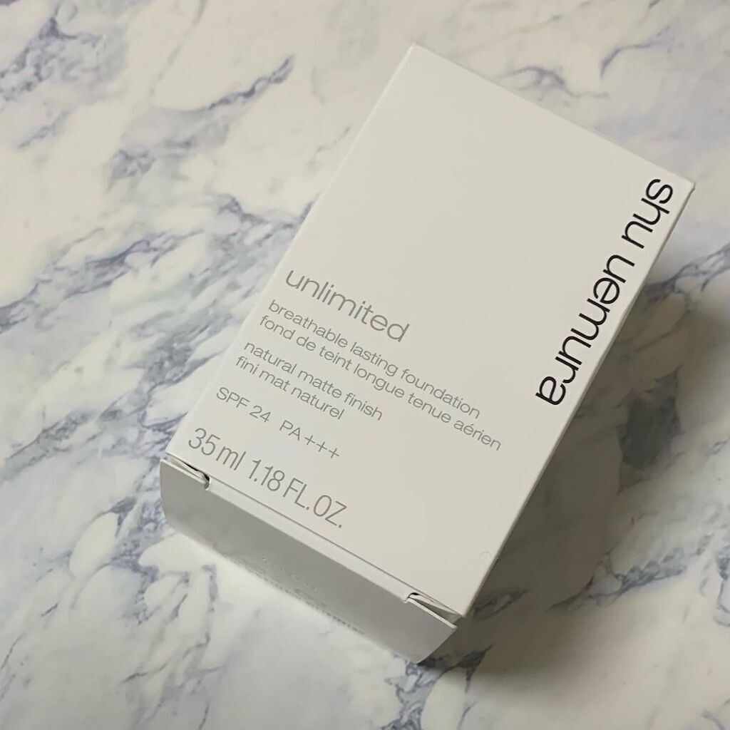 （旧）アンリミテッド ラスティング フルイド/shu uemura/リキッドファンデーションを使ったクチコミ（1枚目）