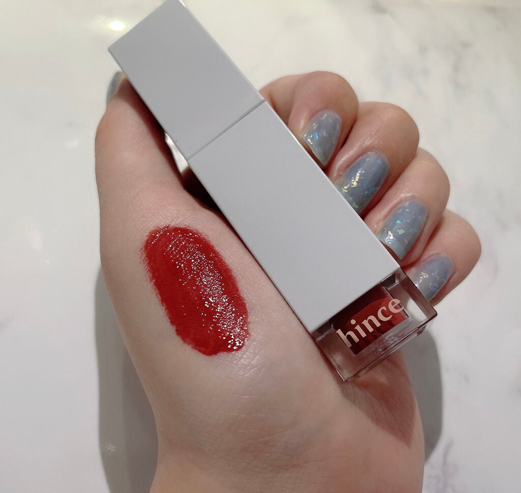 ムードインハンサーリキッドグロウ/hince/口紅を使ったクチコミ(2枚目)