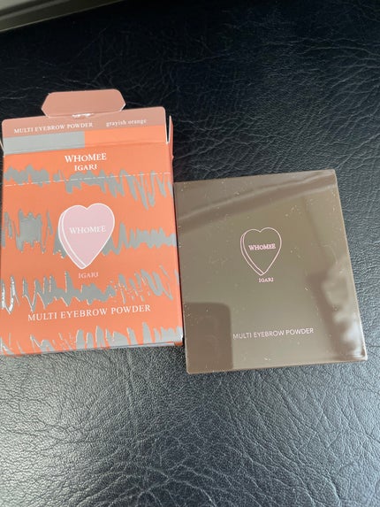 フーミー マルチアイブロウパウダー グレイッシュオレンジ/WHOMEE/パウダーアイブロウを使ったクチコミ(2枚目)
