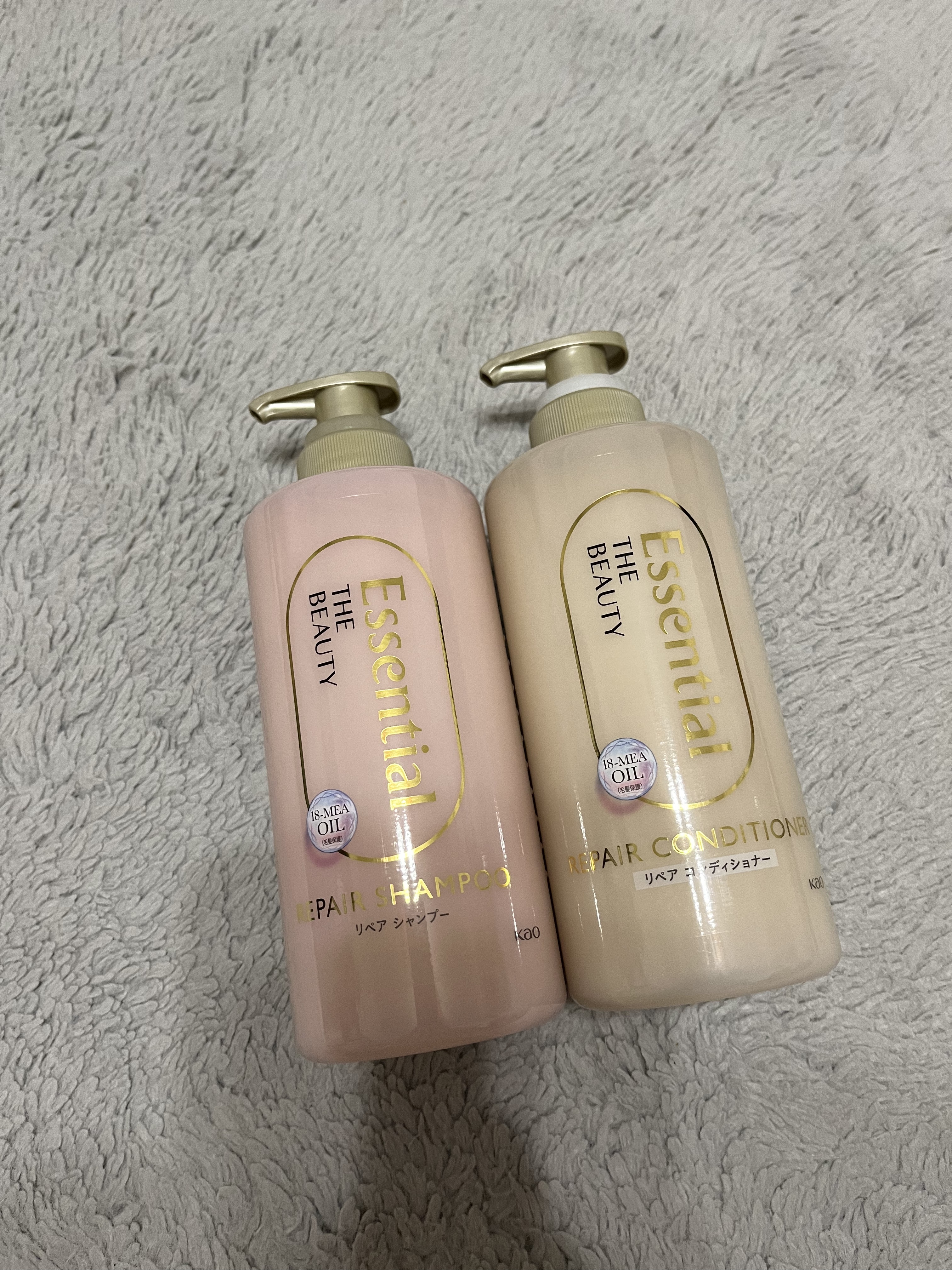 ザビューティ リペアシャンプー・コンディショナー/エッセンシャル/市販シャンプーを使ったクチコミ（1枚目）