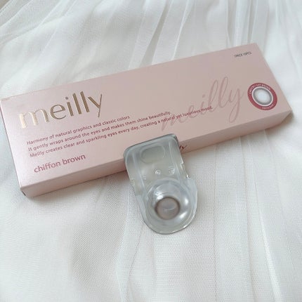 chiffon/meilly/ワンデー(1DAY)カラコンを使ったクチコミ(3枚目)