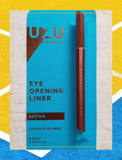EYE OPENING LINER/UZU BY FLOWFUSHI/リキッドアイライナーを使ったクチコミ(1枚目)
