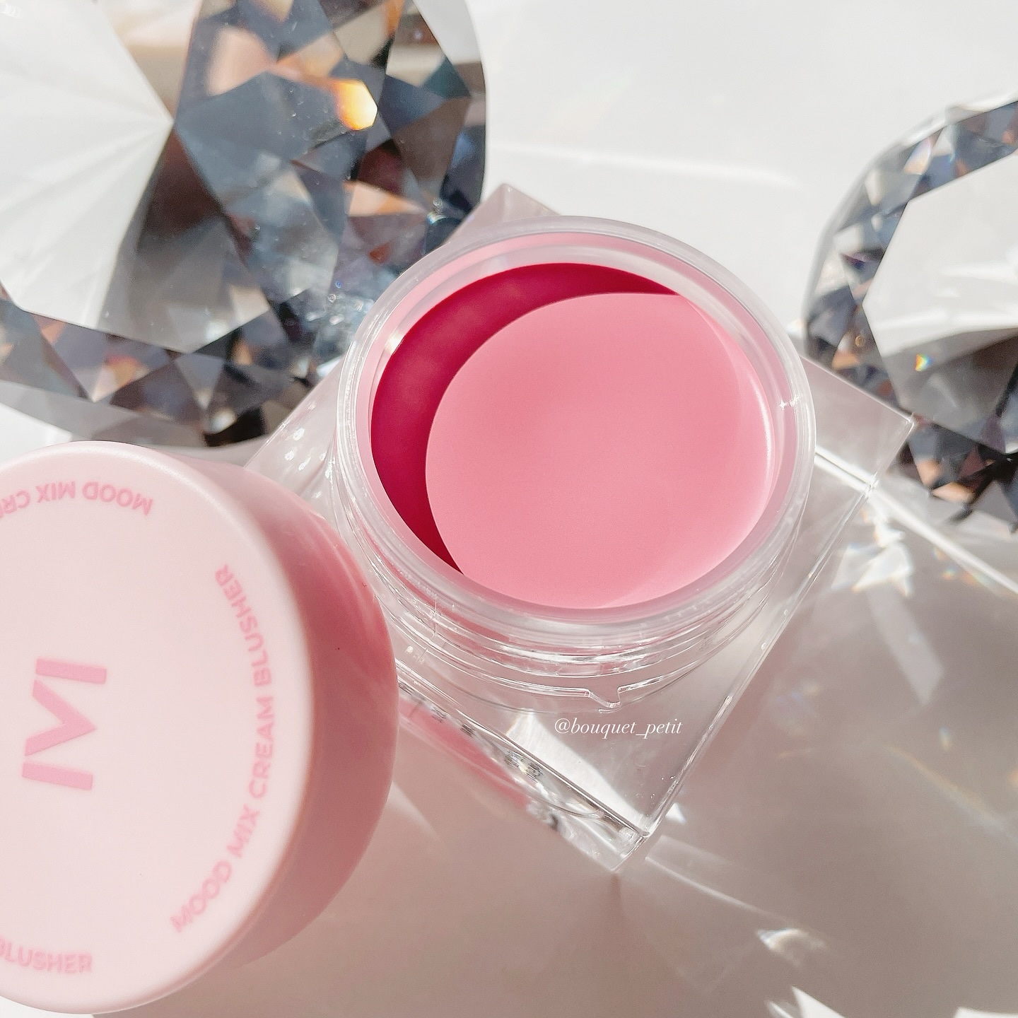 ムードミックスクリームブラッシャー/MAD PEACH/ジェル・クリームチークを使ったクチコミ（1枚目）