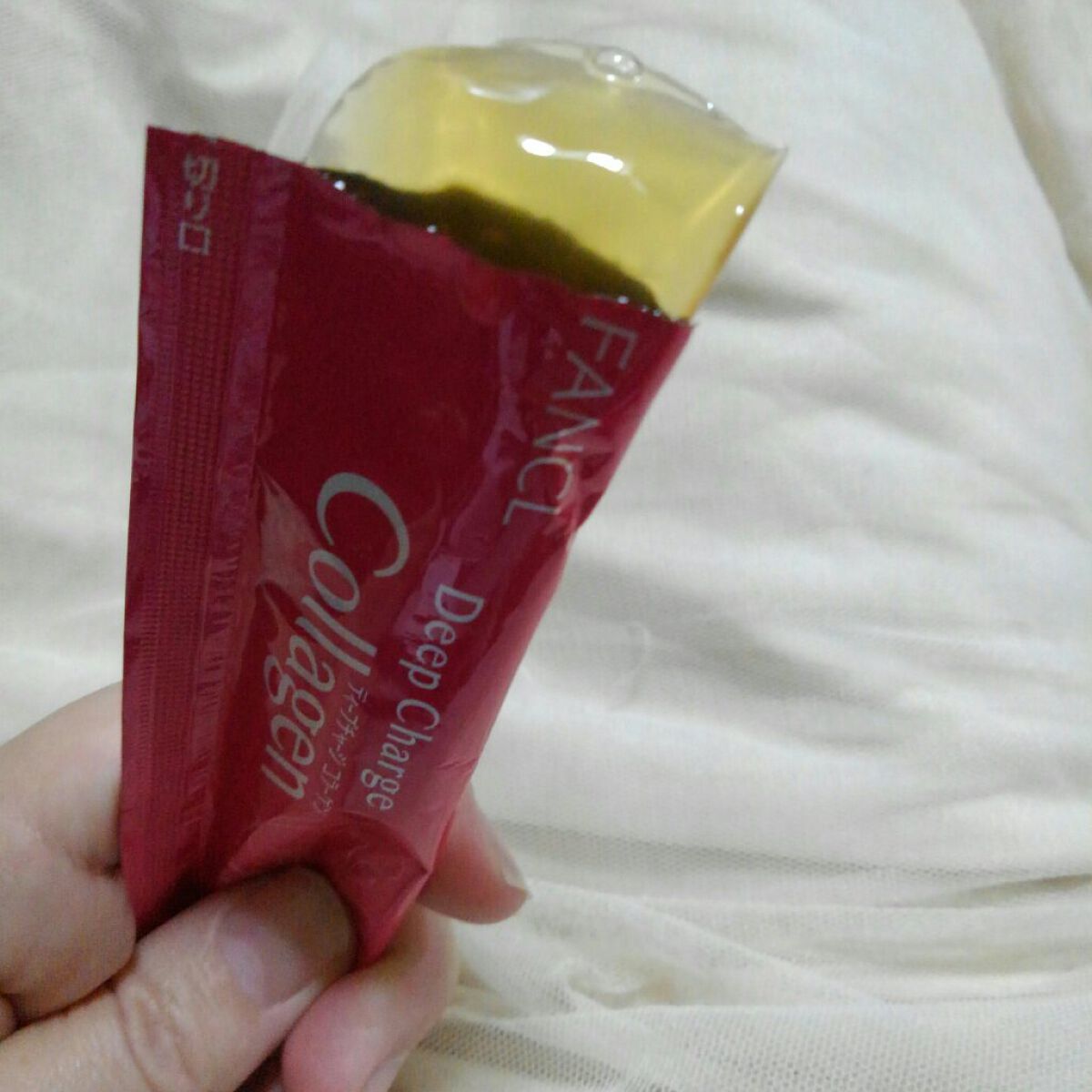 ディープチャージ コラーゲン スティックゼリー/ファンケル/美容サプリメントを使ったクチコミ(4枚目)