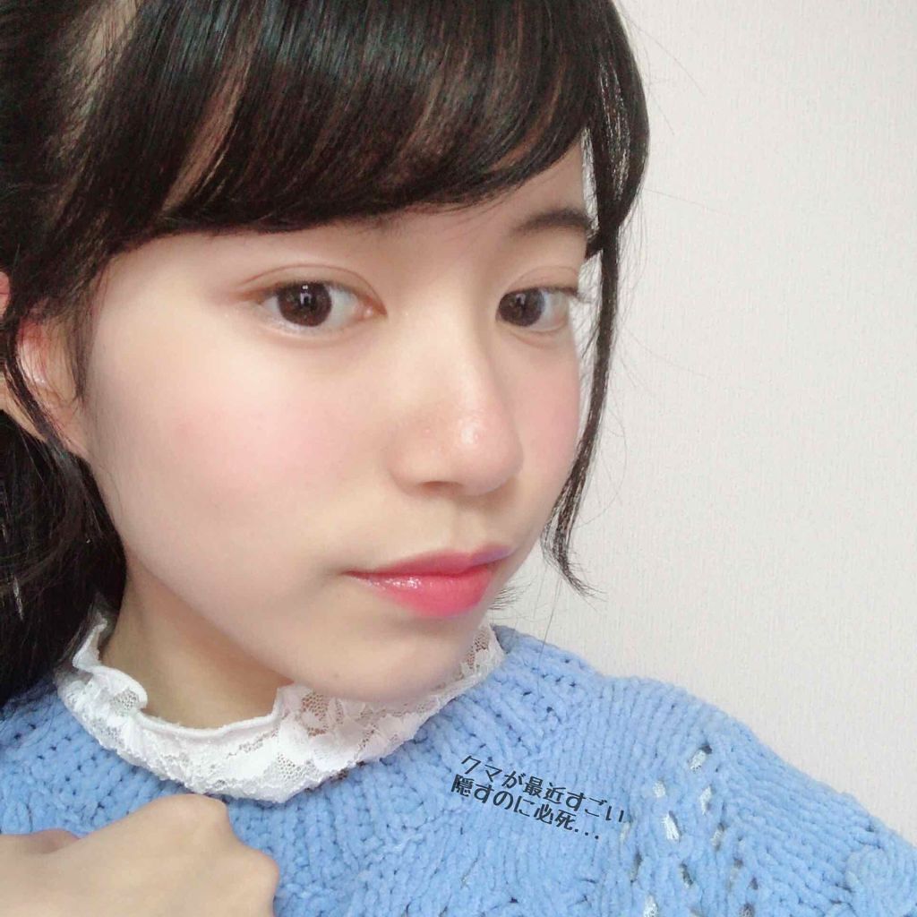 ラスティンググロスリップ/CEZANNE/口紅を使ったクチコミ(2枚目)