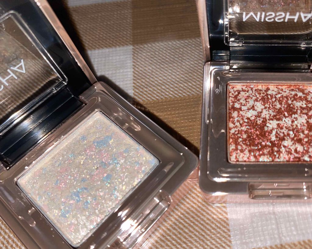 グリッタープリズム シャドウ/MISSHA/グリッターを使ったクチコミ(1枚目)
