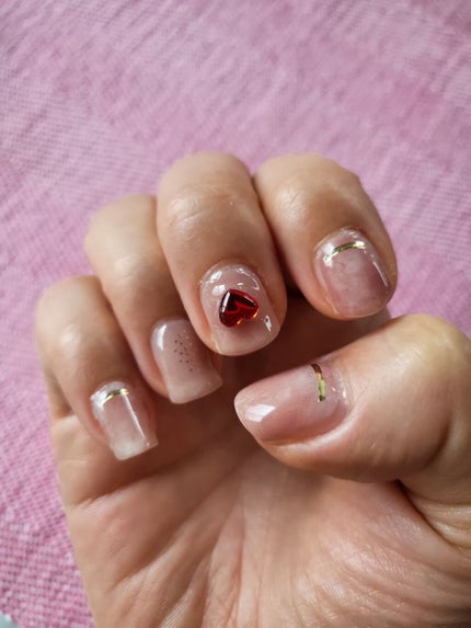 ジェルネイル LED スターターキット(16W LEDランプ&定番カラー3色付)/SHINYGEL/ネイル用品を使ったクチコミ(1枚目)