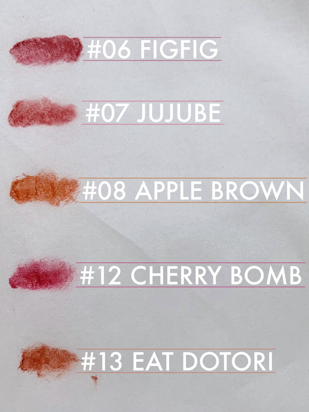 ジューシーラスティングティント/rom&nd/リップティントを使ったクチコミ（2枚目）