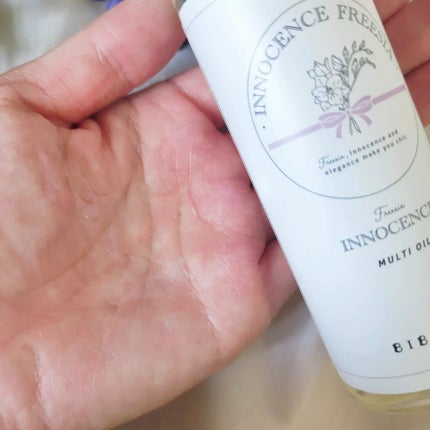 イノセンスフリージアマルチオイル/BIBIDAY/ヘアオイルを使ったクチコミ(4枚目)