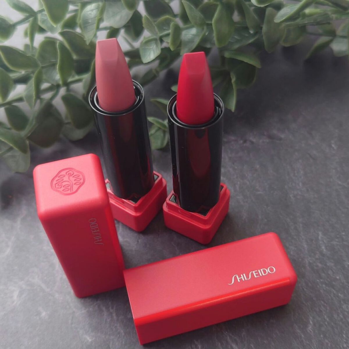 テクノサテン ジェル リップスティック 416	Red Shift/SHISEIDO/口紅を使ったクチコミ（1枚目）