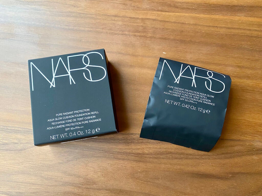 ピュアラディアントプロテクション アクアティックグロー クッションファンデーション SPF50+/PA+++/NARS/クッションファンデーションを使ったクチコミ(1枚目)