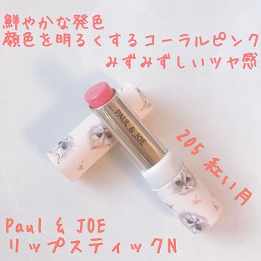 リップスティック N/PAUL & JOE BEAUTE/口紅を使ったクチコミ（1枚目）