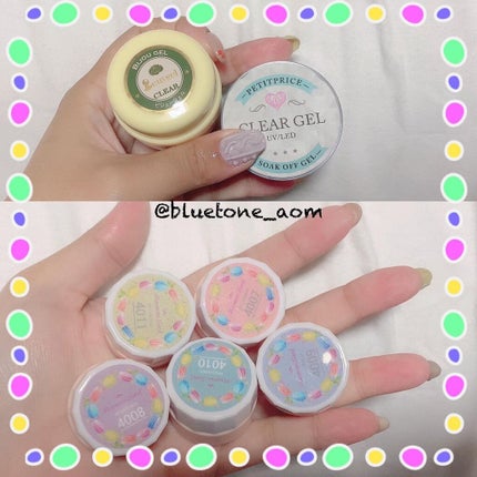 クリアジェル/Petit Price/ジェルネイルを使ったクチコミ(3枚目)