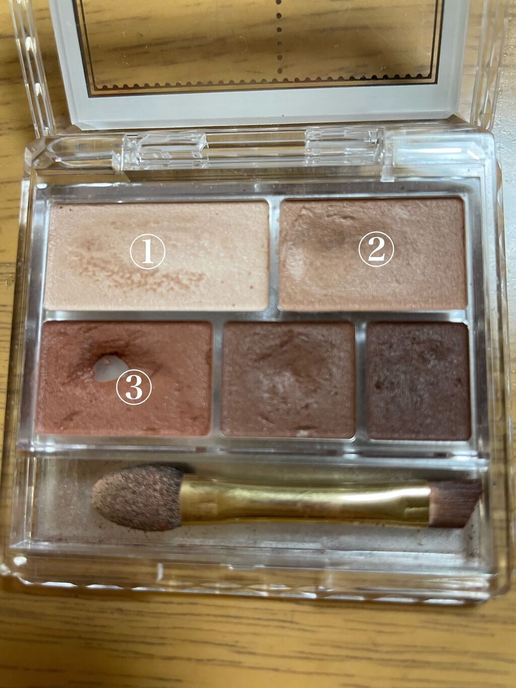 パーフェクトマルチアイズ/キャンメイク/アイシャドウパレットを使ったクチコミ（2枚目）