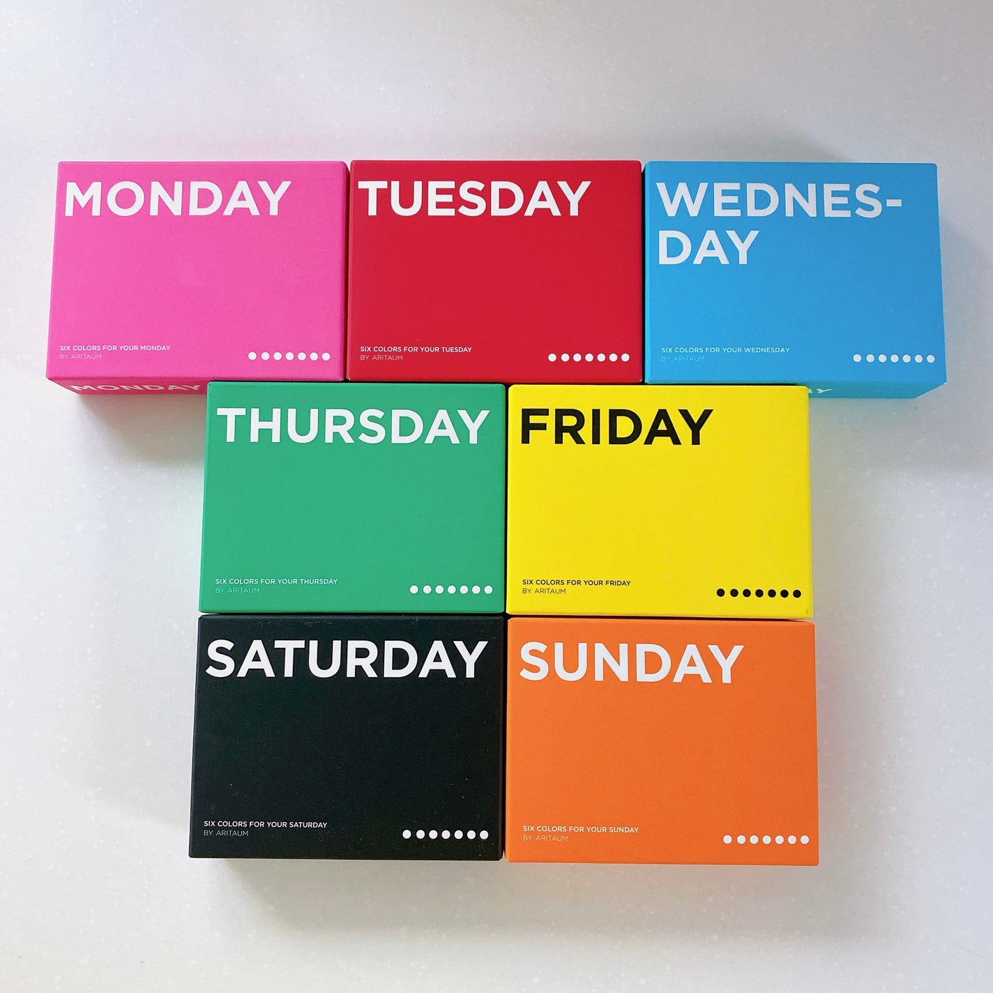 weekly eye palette/ARITAUM/アイシャドウパレットを使ったクチコミ(5枚目)