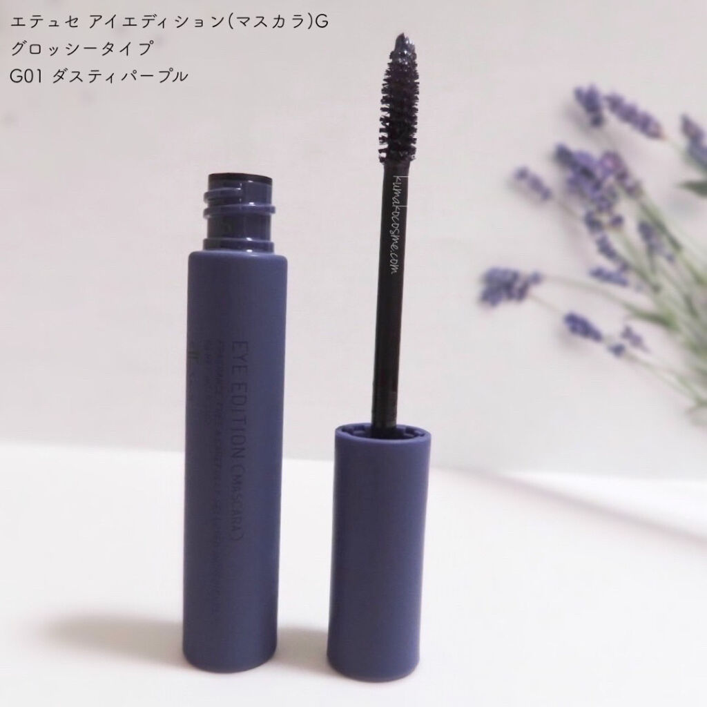 エテュセ アイエディション(マスカラ) G グロッシータイプ グロッシータイプ G01 ダスティパープル/ettusais/マスカラを使ったクチコミ（2枚目）