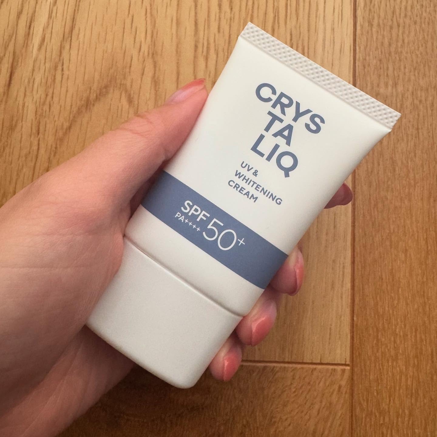 薬用UV美白クリーム＜BE-Q100U＞/Crystaliq /フェイスクリームを使ったクチコミ（3枚目）