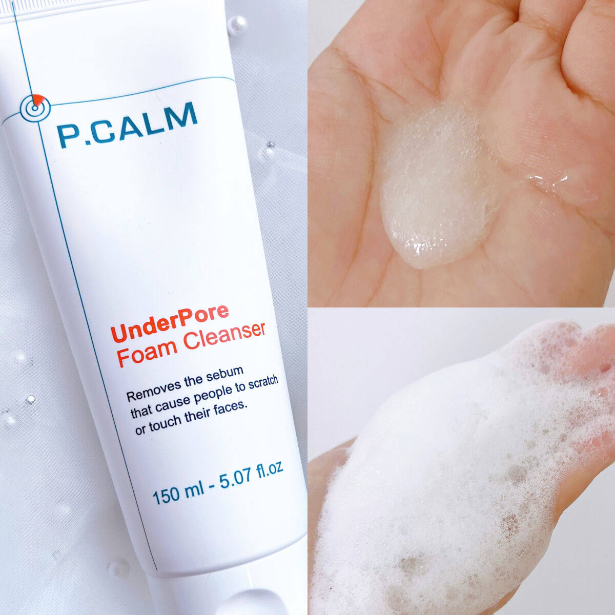 アンダーポアフォームクレンザー/P.CALM/洗顔フォームを使ったクチコミ（3枚目）