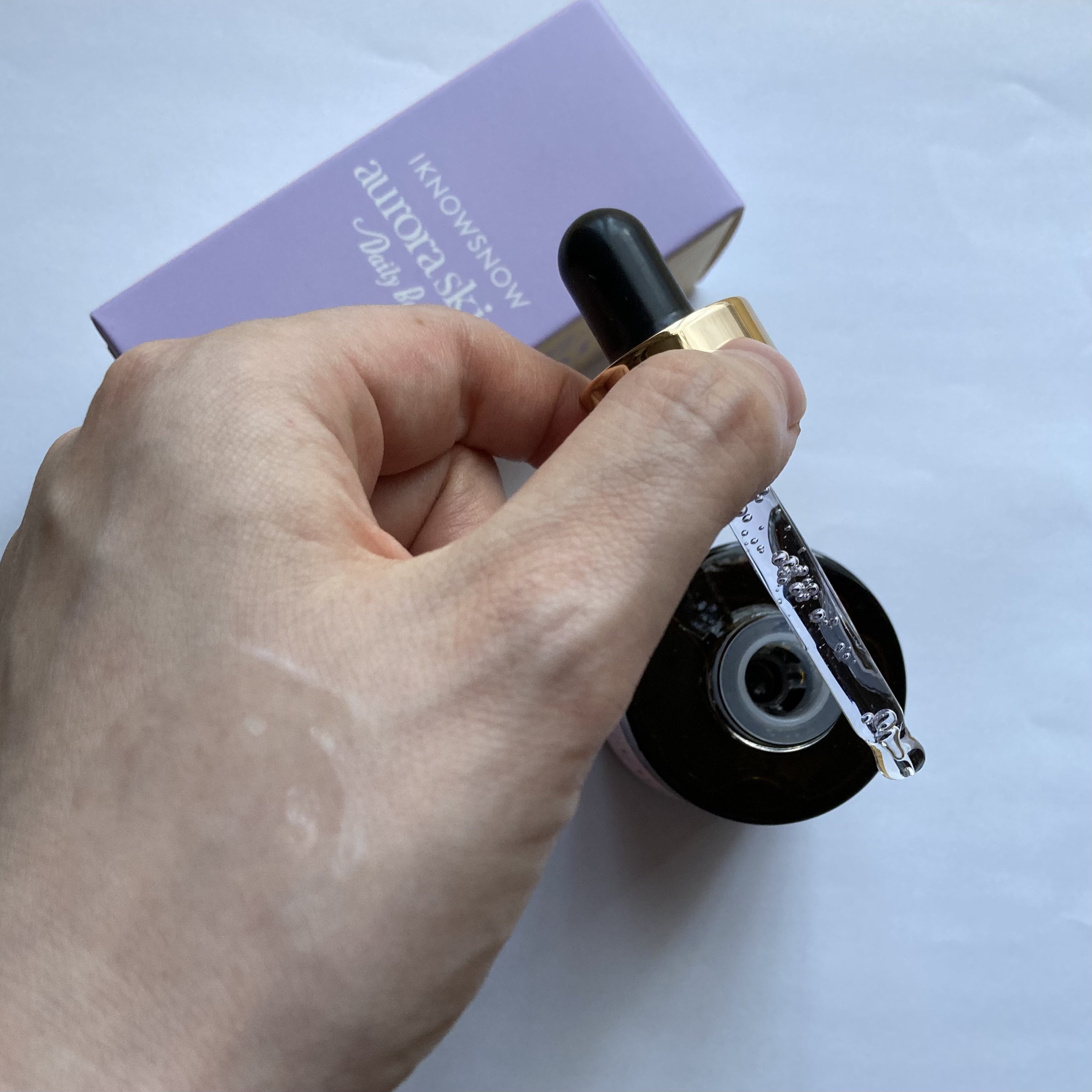 オーロラスキン デイリーブースト/IKNOWSNOW/美容液を使ったクチコミ（2枚目）