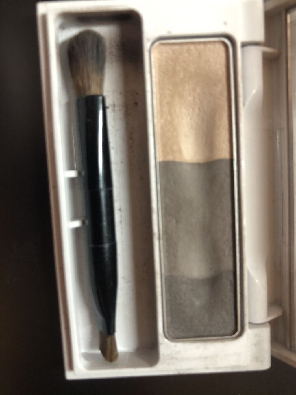 ブレンドアイブローコンパクト/オルビス/パウダーアイブロウを使ったクチコミ（2枚目）