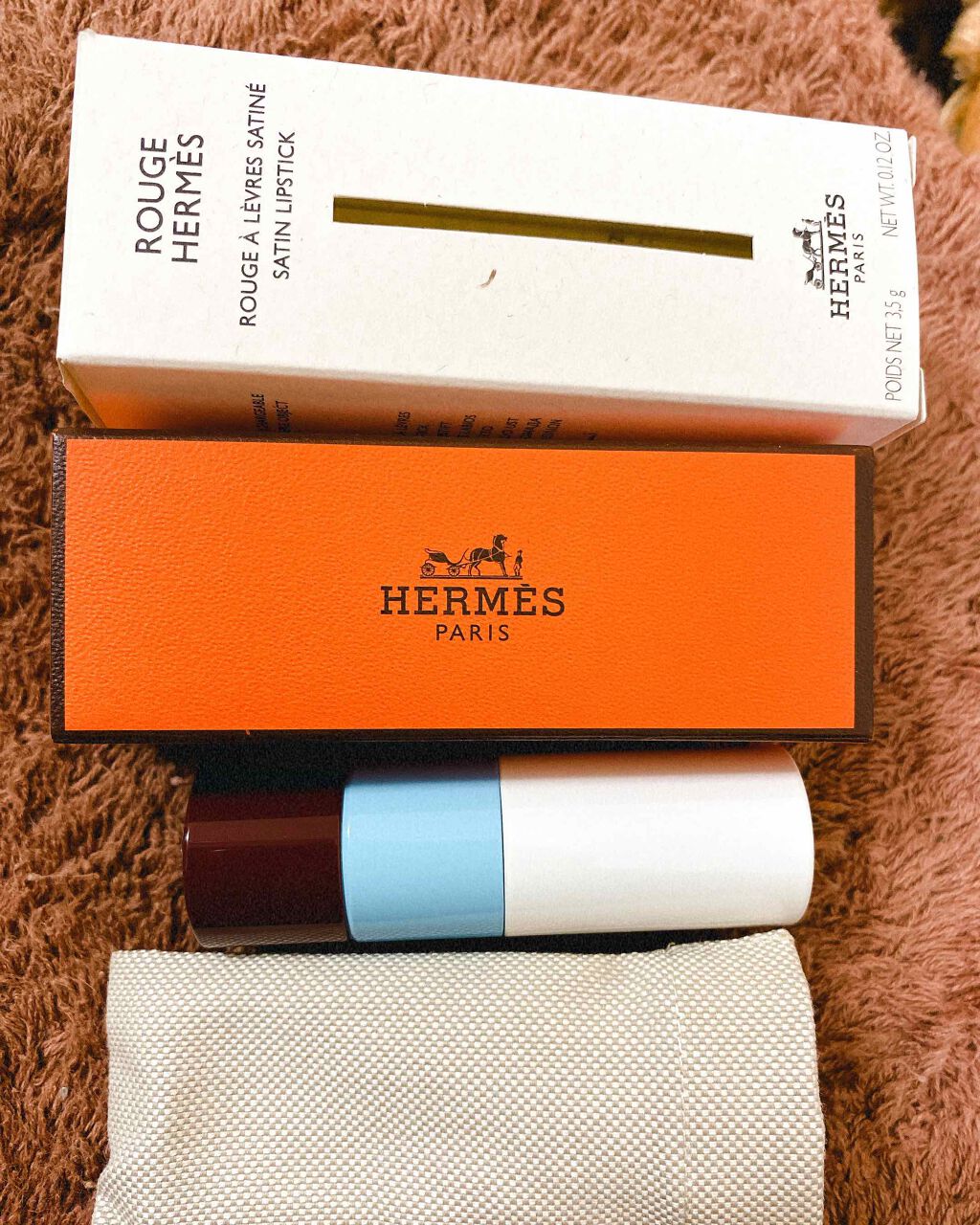 〈ルージュ・エルメス〉 ルージュ ア レーヴル サティネ/エルメス/口紅を使ったクチコミ(1枚目)