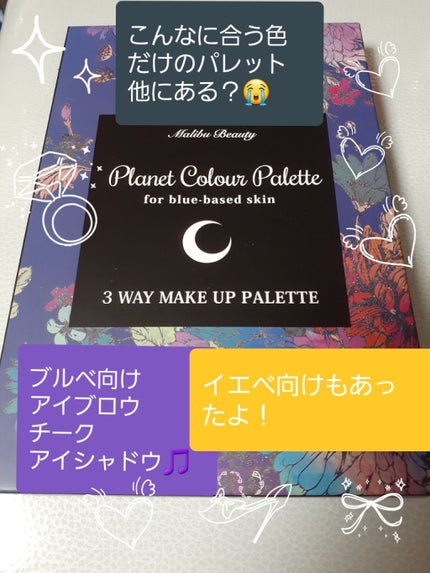 プラネットカラーパレット/マリブビューティー/メイクアップキットを使ったクチコミ(1枚目)