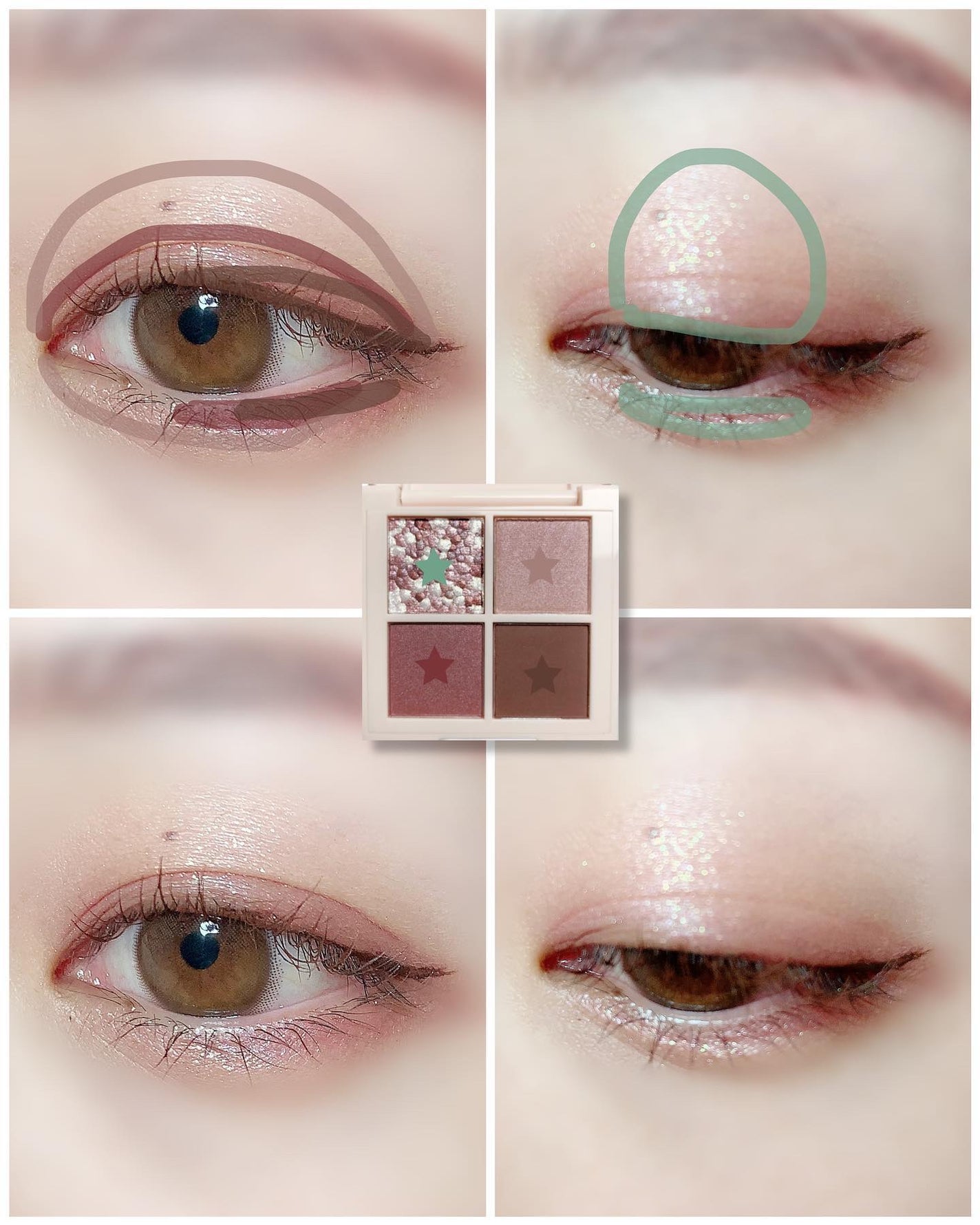 レブロン ダズル アイシャドウ クアッド/REVLON/アイシャドウパレットを使ったクチコミ(5枚目)