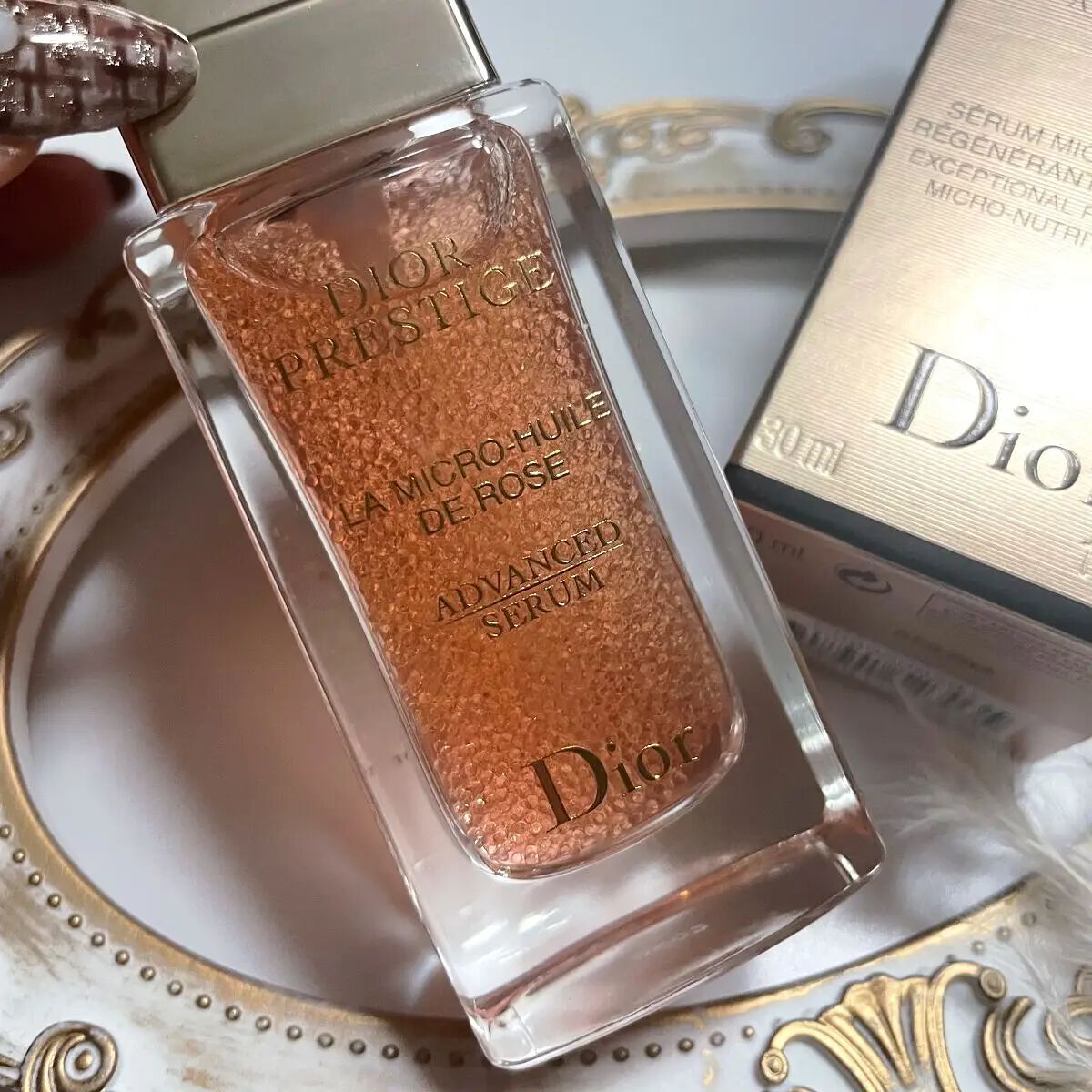 プレステージ マイクロ ユイル ド ローズ セラム/Dior/美容液を使ったクチコミ(2枚目)