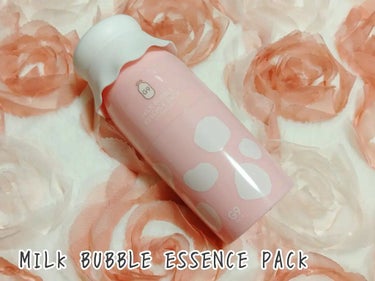 MILK BUBBLE ESSENCE PACK ＃STRAWBERRY/G9SKIN/美容液を使ったクチコミ（1枚目）