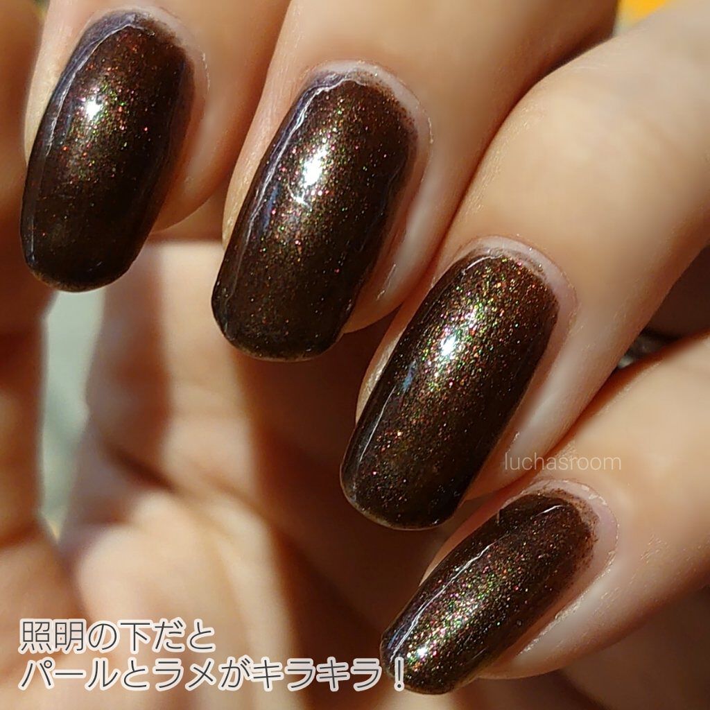 ブラウンネイルのネイルデザイン】ネイルポリッシュ｜THREEの口コミ