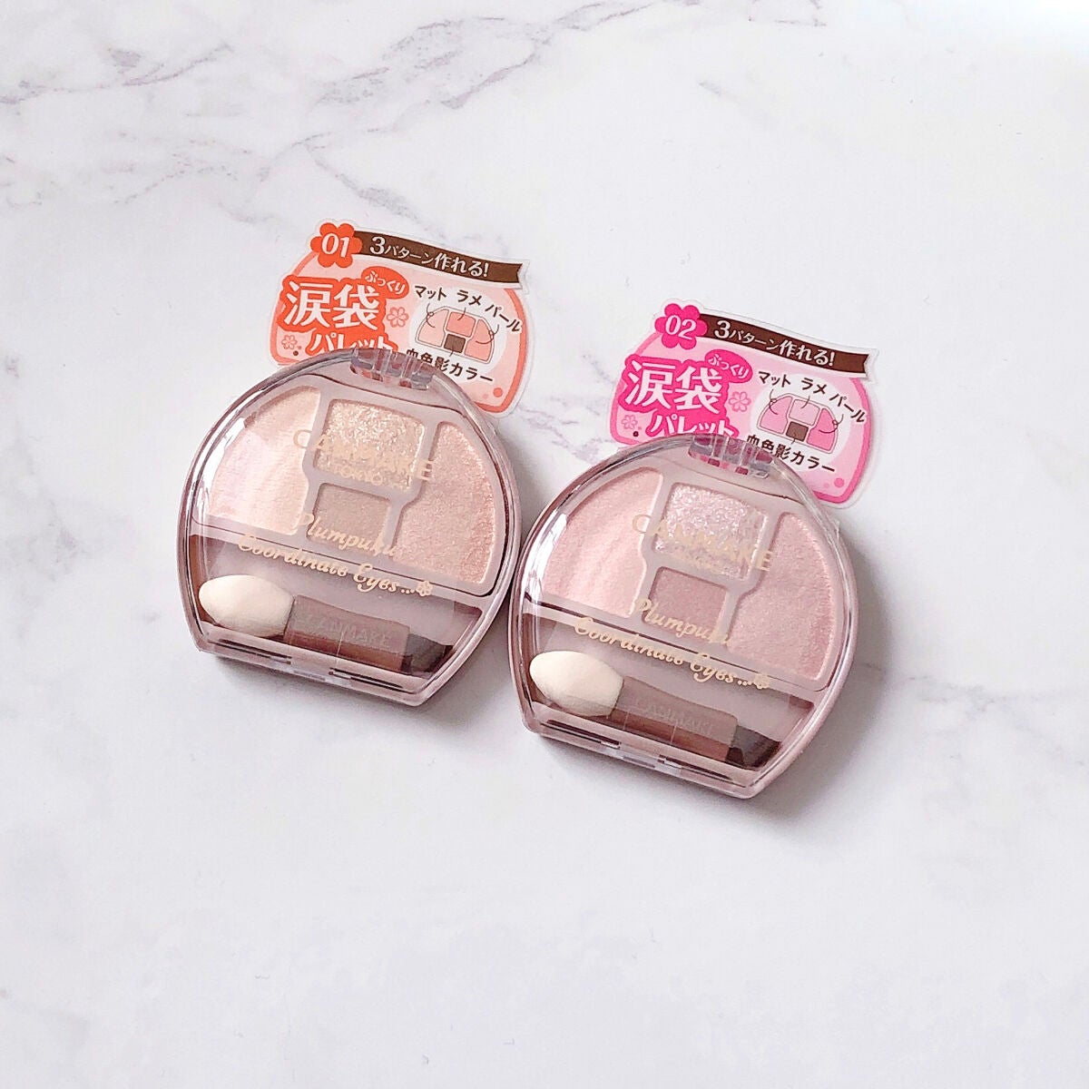 ねこ on LIPS 「キャンメイク、並べてみました。実際に左右別々で塗って人に見ても..」(1枚目)