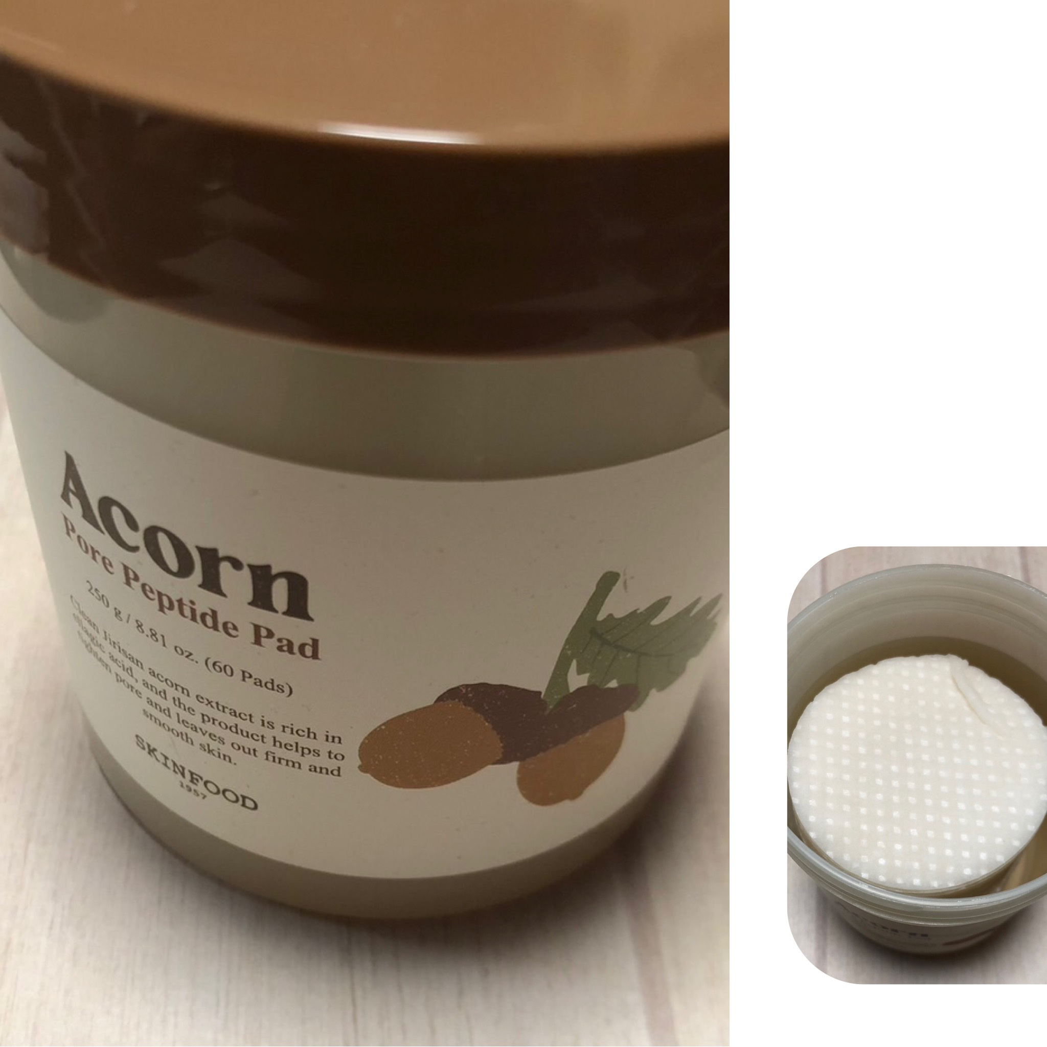どんぐり ポア ペプチド パッド/SKINFOOD/トナーパッドを使ったクチコミ（2枚目）