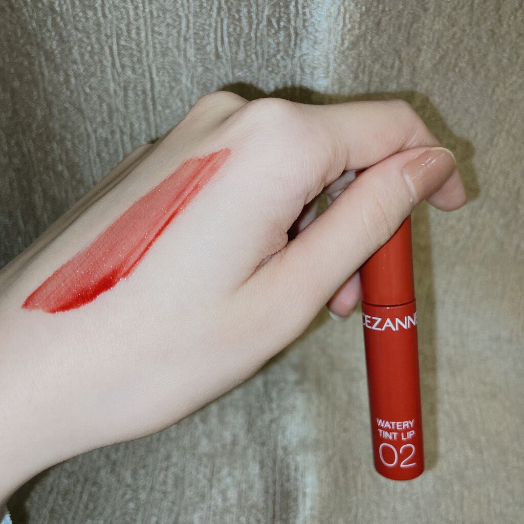 ウォータリーティントリップ/CEZANNE/リップティントを使ったクチコミ（3枚目）