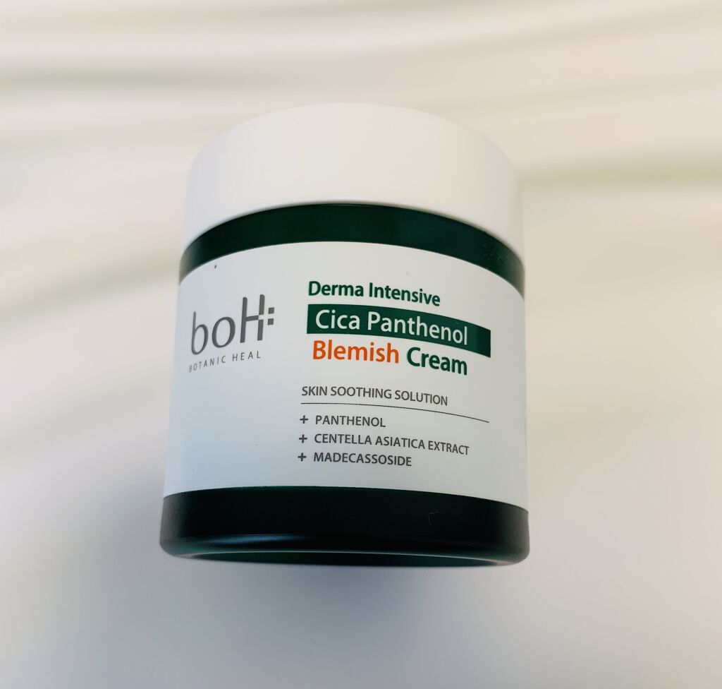  #買って後悔させません 

BOTANIC HEAL BOH　ダーマインテンシブシカパンテノールブラミッシュクリーム

現在はリニューアルしてパッケージが変わっているみたい。

楽天の公式ショップで購入しました。韓国からの発送ですが到着ま