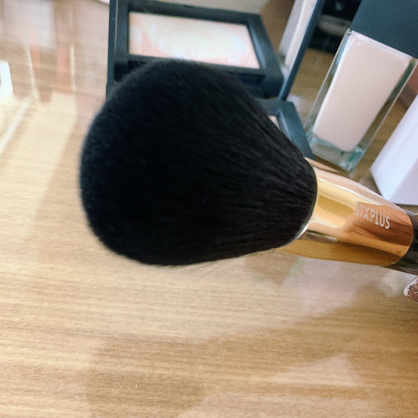 あずみ♡投稿ある方インスタもフォロバ♡ on LIPS 「最近お気に入りのフェイスパウダー用ブラシ!SIXPLUSの..」(3枚目)
