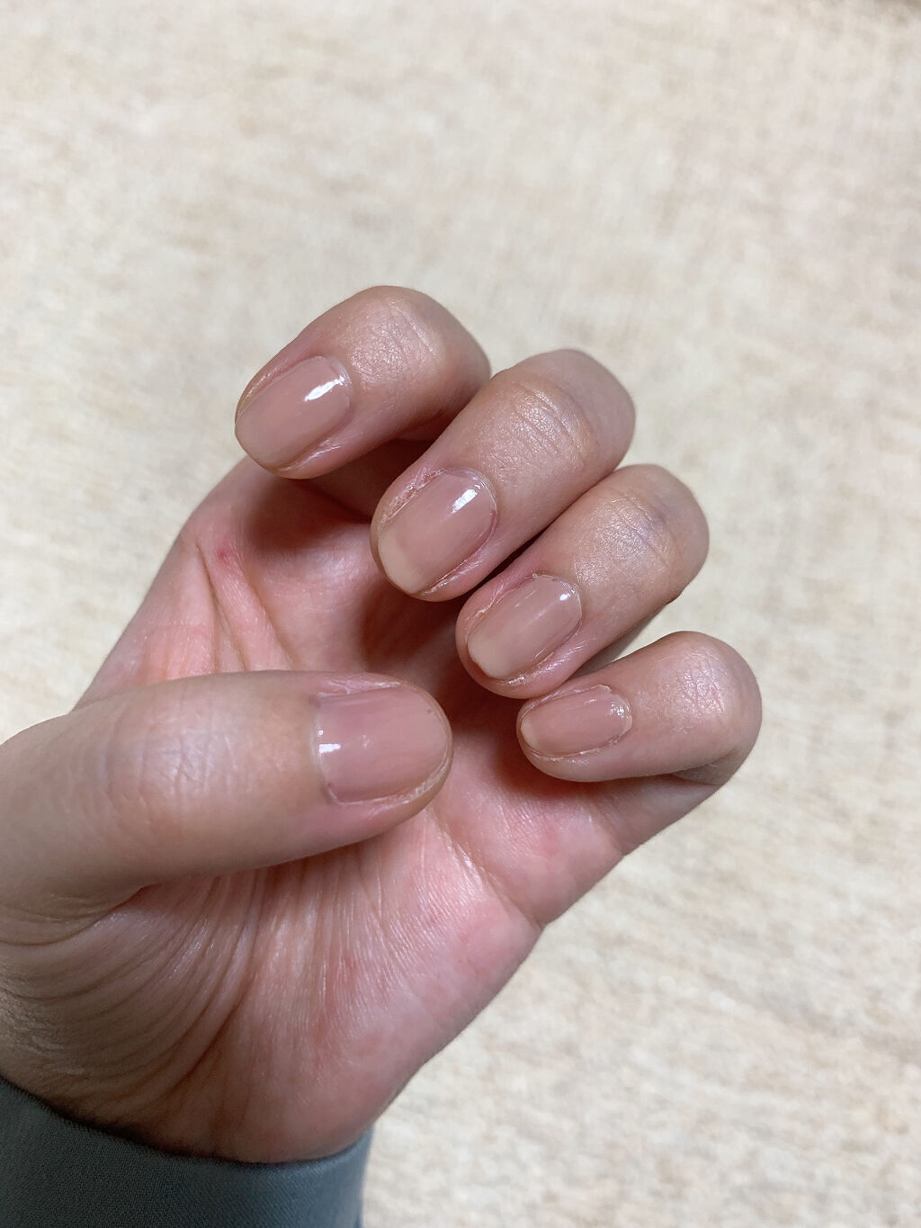 カラフルネイルズ N17 クリームチャイ/キャンメイク/マニキュアを使ったクチコミ（2枚目）