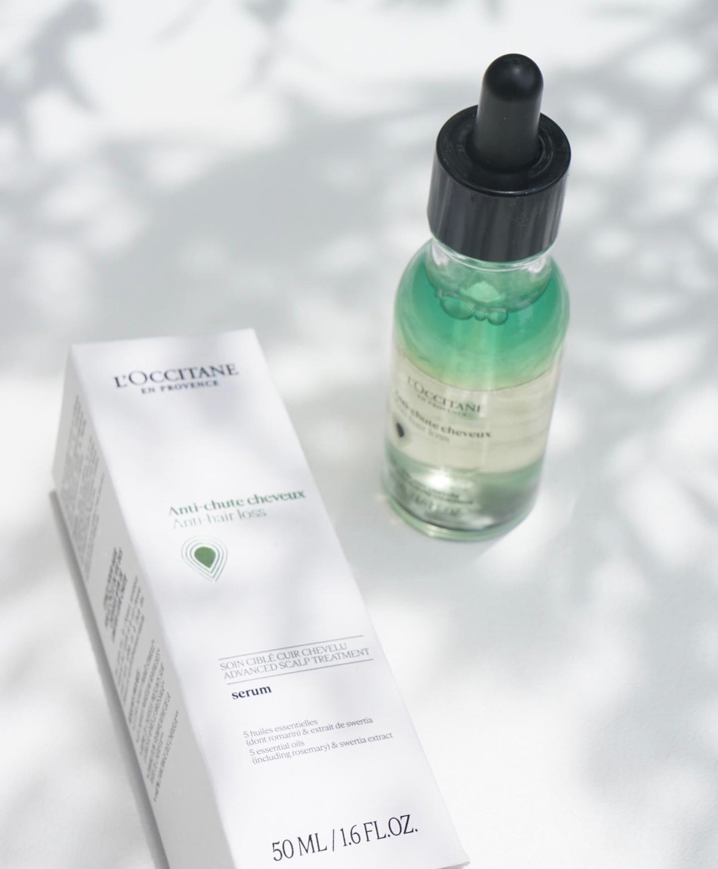 薬用 メディカル アンチヘアロスセラム/L'OCCITANE/頭皮ローションを使ったクチコミ(2枚目)