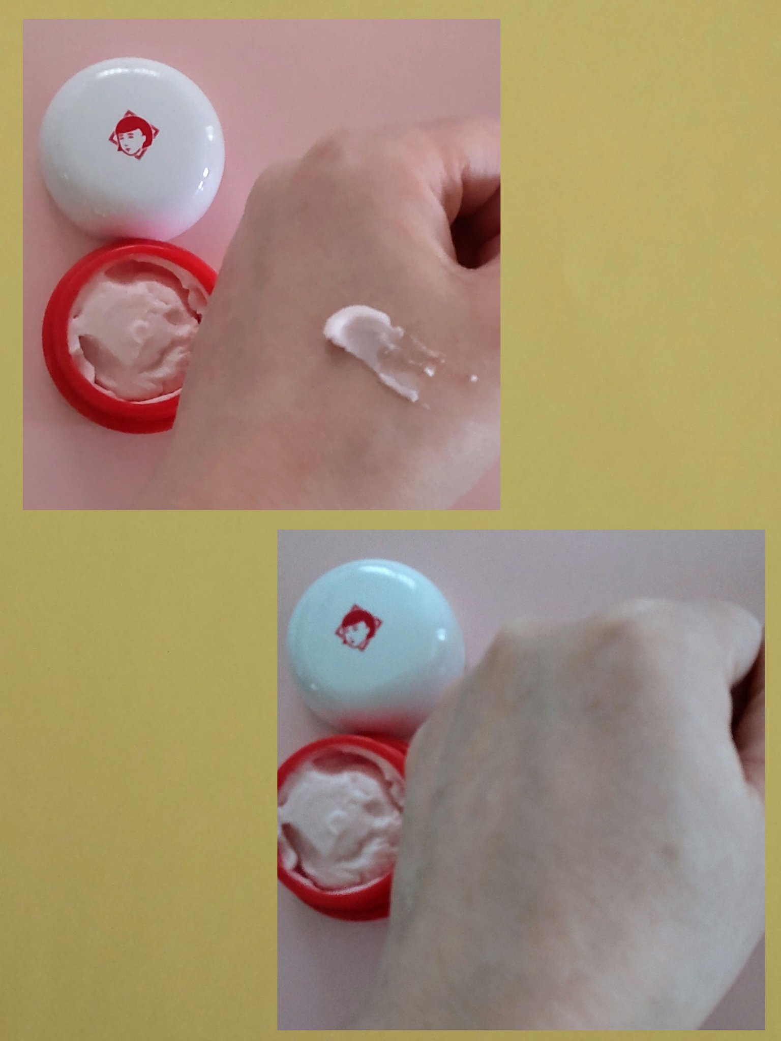 毛穴撫子 毛穴かくれんぼ下地のクチコミ「新品なのに、蓋を開けたら中身がボコボコしていて驚きました❢
勝手にツルッとしていると思っていた.....」（2枚目）