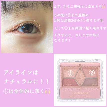【旧品】パーフェクトスタイリストアイズ/キャンメイク/アイシャドウパレットを使ったクチコミ(2枚目)
