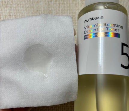 5番 白玉グルタチオンCエッセンシャルトナー/numbuzin/化粧水を使ったクチコミ(1枚目)