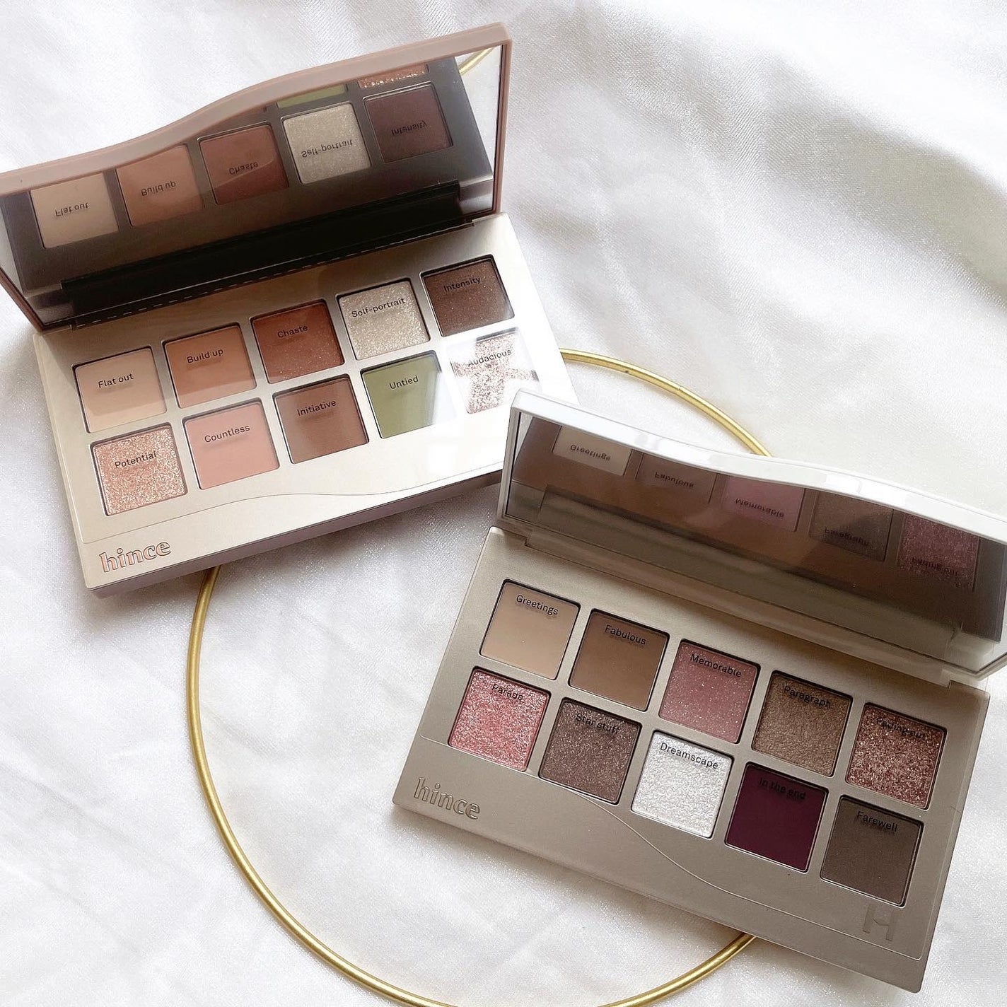 ニューデップスアイシャドウパレット/hince/アイシャドウパレットを使ったクチコミ(1枚目)