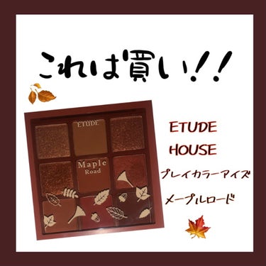 プレイカラーアイシャドウ メープルロード/ETUDE/アイシャドウパレットを使ったクチコミ（1枚目）