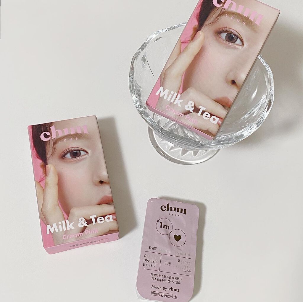 chuuLENS Milk&Tea 1day/chuu LENS/ワンデー(1DAY)カラコンを使ったクチコミ(5枚目)
